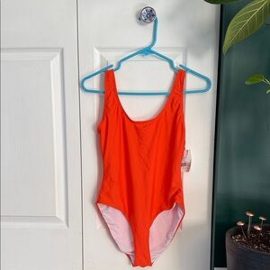 Onia Women's Orange One Piece Swimsuit